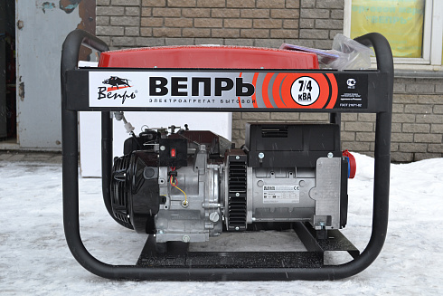Электроагрегат бензиновый Вепрь АБП 7/4-T400/230 ВX-БГ